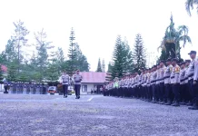 Polres Bener Meriah Geser 153 Personel untuk Pengamanan Pilkades Serentak