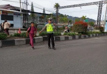 Satlantas Polres Bener Meriah Intensifkan Pengaturan Lalu Lintas