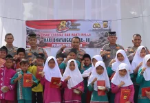 Kapolres Bener Meriah Salurkan Bantuan Sosial dan Santunan