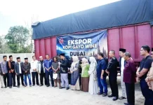 Bupati Aceh Tengah Lepas Ekspor Kopi Gayo Wine ke Dubai