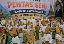 960 Anak RA se-Aceh Tengah Meriahkan Gebyar Pentas Seni