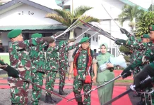 Kodim 0106/Aceh Tengah Sambut Dandim Baru