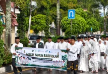 Sempat Diguyur Hujan, Pawai Akbar 1 Muharram di Aceh Tengah Tetap Meriah