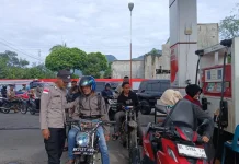 Patroli Rutin Polsek Bandar Sasar Pusat Ekonomi dan Kampung Rawan