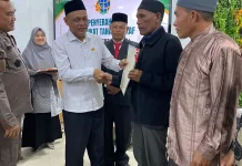 Empat Sertifikat Tanah Wakaf Diserahkan di Bener Meriah