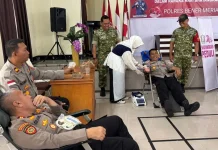 Bhakti Kesehatan, Polres Bener Meriah Kumpulkan 48 Kantong Darah