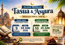 Kapan Puasa Tasua dan Asyura 1448 H? Ini Jadwal dan Niatnya