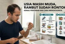 Usia Masih Muda, Rambut Sudah Rontok? Kenali Penyebab dan Cara Mengatasinya