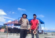 Kapolres Bener Meriah Ikut Terbangkan Layang-Layang Tunang