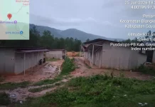 Hujan Deras Picu Banjir dan Puting Beliung di Gayo Lues