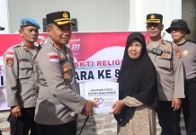 Polres Bener Meriah Salurkan Bantuan Sosial Peringatan Hari Bhayangkara ke-80