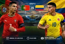Portugal Hadapi Kolombia, Ujian Terakhir sebelum Fase Gugur