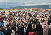 Kepulangan Jama'ah Haji Bener Meriah Disambut Haru Keluarga