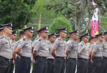 48 Personel Polres Bener Meriah Naik Pangkat