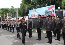 Kapolres Aceh Tengah Pimpin Upacara Hari Bhayangkara