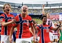 Haaland Bawa Norwegia Pulangkan Brasil di Babak 16 Besar