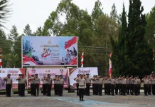 48 Personel Polres Bener Meriah Naik Pangkat