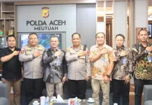 Polda Aceh dan PT ASDP Perkuat Sinergi Jaga Keamanan Transportasi Penyebrangan