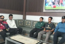RRI Takengon dan DPC Pertuni Aceh Tengah Dengar Bareng Laga Argentina vs Swiss