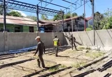 Babinsa Koramil 04/PRG Pantau Pembangunan Koperasi Desa Merah Putih di Gemasih