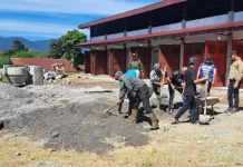 Babinsa Blang Pulo Aktif Dukung Pembangunan Koperasi Desa Merah Putih
