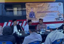 Polres Bener Meriah Gelar Ngopi Bareng Bersama Warga usai Subuh Keliling