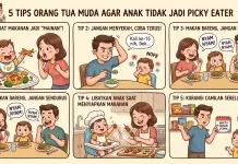 Lima Tips Orang Tua Muda agar Anak Tidak Jadi Picky Eater