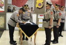 Kapolda Aceh Pimpin Sertijab 7 PJU dan 9 Kapolres