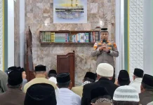 Kapolsek Lut Tawar Sosialisasi Layanan Call Center Polri di 110