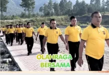 Jumat Sehat, Personel Polres Bener Meriah  Olahraga Bersama