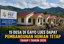 15 Desa di Gayo Lues Dapat Pembangunan Hunian Tetap