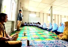 Belajar Mengajar SMPN Satap Kendawi Dipindahkan Sementara ke Meunasah
