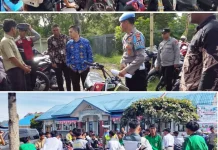 Polres Bener Meriah Tertibkan Knalpot Brong di Sekolah, 38 Sepeda Motor Terjaring