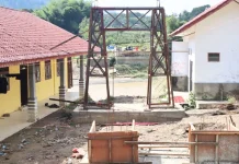 Pembangunan Jembatan Kendawi Capai 60 Persen