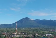 Gunung Bur Ni Telong Masih Tetap Berstatus Level II Waspada