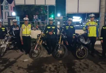 Polisi Amankan Lima Sepmor Pakai Knalpot Brong
