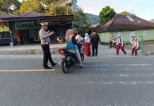 Polsek Silih Nara Hadirkan Rasa Aman bagi Pelajar dan Pengguna Jalan