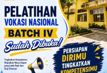 BLK Redelong Buka Pelatihan Vokasi Batch IV