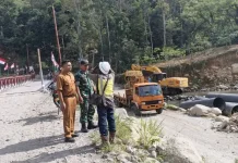 Jembatan Alternatif Umah Besi Diperbaiki