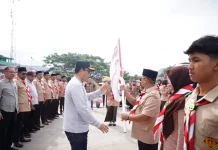 Kwarcab Aceh Tengah Bertolak ke Jambore Nasional XII