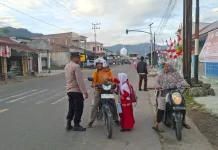 Polsek Pegasing Intensifkan Strong Point Pagi