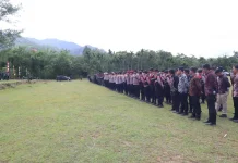 Ratusan Personel Polres Aceh Tengah Diterjunkan Amankan Kunjungan Wapres Gibran