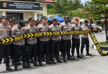 Ditsamapta Polda Aceh Supervisi Kesiapsiagaan Dalmas Polres BM
