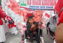 Semarak HUT ke-81 RI, SLB Negeri Kebayakan Tampil Semangat Kesetaraan lewat Pawai