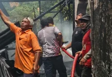 Kebakaran Hanguskan Rumah Warga di Silih Nara
