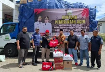 Gubernur Aceh Salurkan Bantuan Korban Bencana Aceh Tengah