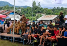 Camat Timang Gajah Buka Turnamen Sepak Bola Mini U-12