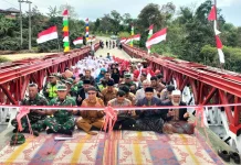 Jembatan Bailey Bintang Permata Diresmikan