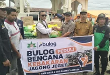 Bantu Korban Kebakaran Jagong Jeget, Bulog Takengon Salurkan Donasi