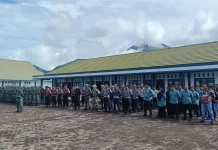 Jelang Hari Damai Aceh ke-21, Kodim 0119/BM Gelar Apel Gabungan dan Patroli Bersama